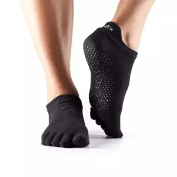 Носки Fitness Mad Toesox Low Rise, черный