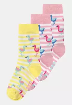 Носки Flamingo 3 Pack Ewers, цвет rosa/gelb