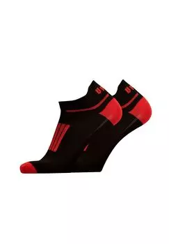 Носки FRONT LOW, 2 шт., с мягкой подушкой UphillSport, цвет Black Red