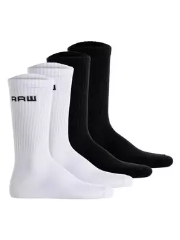 Носки G-Star Raw 4er Pack, белый/черный