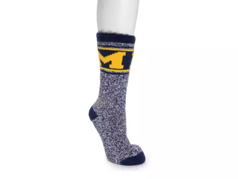 Носки Game Day Unisex Heat Retainer Crew Socks Muk Luks, цвет michigan