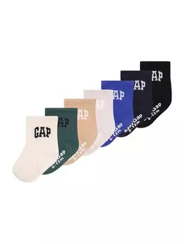 Носки GAP Socks, бежевый/синий/темно-синий/зеленый/сиреневый/черный