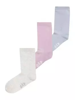 Носки GAP Socks, светло-бежевый/светло-голубой/светло-розовый