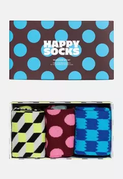 Носки GIFT SET UNISEX 3 PACK Happy Socks, темно-синий