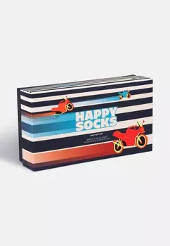 Носки GIFT SET UNISEX 3 PACK Happy Socks, синий