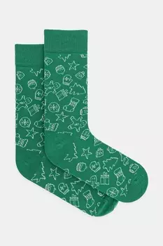 Носки Giftbox United Colors Of Benetton, зеленый