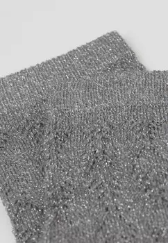 Носки GLITTER Calzedonia, светло-серый