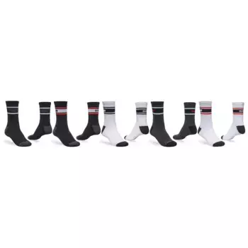 Носки Globe Triple Stripe Crew 5 pairs, белый/черный