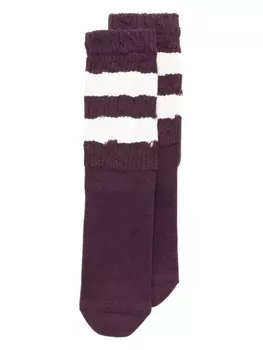 Носки Golden Goose с эффектом потертости, фиолетовый