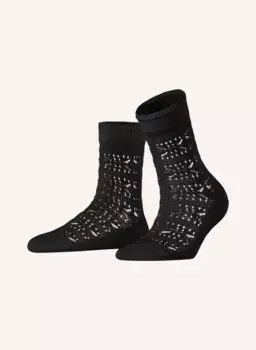 Носки granny square Falke, черный