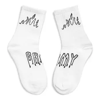 Носки Grimey Back At You Regular, белый