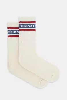 Носки Guess Originals, бежевый
