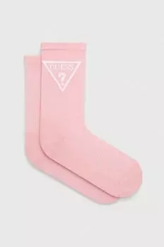 Носки Guess, розовый