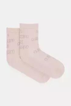 Носки Guess, розовый