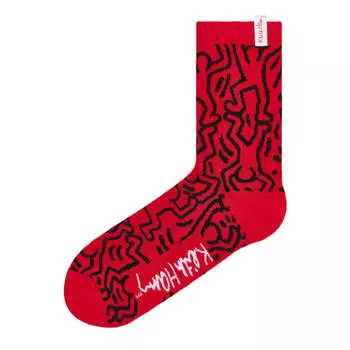 Носки H&amp;M Keith Haring Motif-Detail, красный
