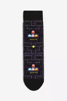 Носки H&M Pac-Man Motif-detail, черный