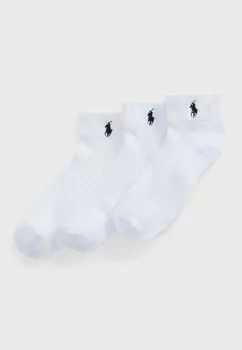 Носки HALF CUSHIONED SPORT ANKLE SOCK 3 PACK Polo Ralph Lauren, белый