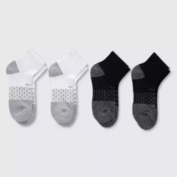 Носки Hanes женские Absolute Active Ankle Socks 4pk, цвет White/Black