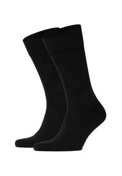 Носки HAPPY 2-PACK EVERYDAY CASUAL FALKE, черный