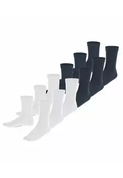 Носки Happy 6-Pack мультипак FALKE, цвет white/grey