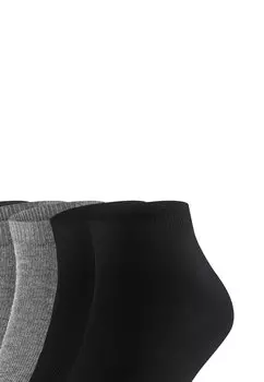 Носки Happy 6-Pack Sneaker Socks Everyday Casual FALKE, schwarz/dunkelblau/dunkelgrau