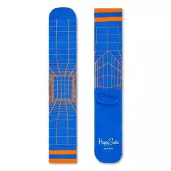 Носки Happy Athletic Grid long, синий