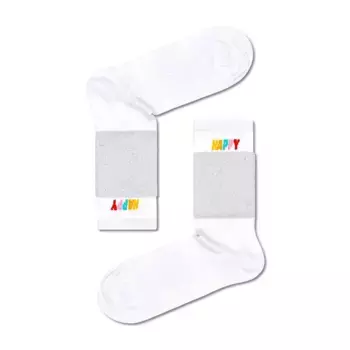 Носки Happy Cuff 3/4 Crew long, белый