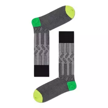Носки Happy Dressed Legs Black and Green long, серый