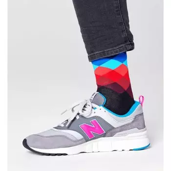 Носки Happy Faded Diamond, черный