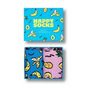 Носки Happy Fruits gift Half long 2 шт, разноцветный
