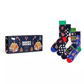 Носки Happy Gingerbreads Gift Set Half 4 шт, разноцветный