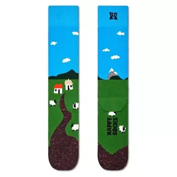 Носки Happy Little House On The Moorland Half, разноцветный