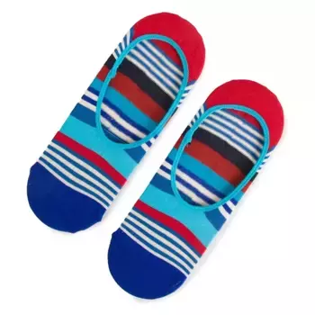 Носки Happy Multiple Stripe Lined long, синий