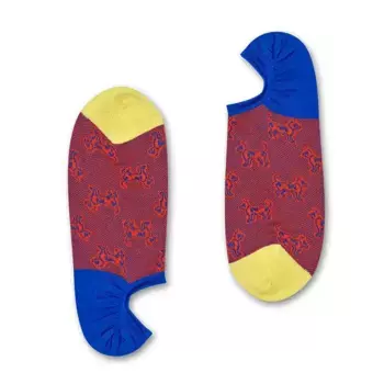 Носки Happy No Show Dressed Laika long, красный