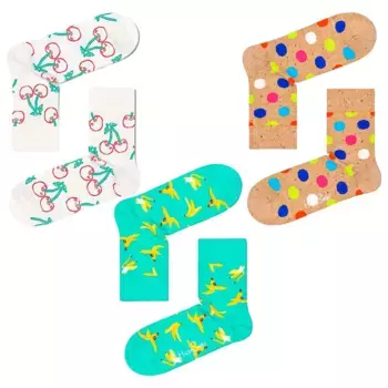 Носки Happy PK6742 3 pairs, разноцветный