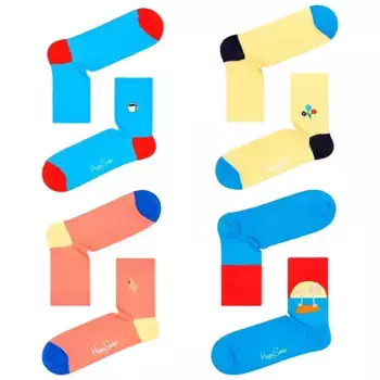 Носки Happy PK6745 4 pairs, разноцветный