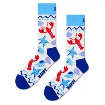 Носки Happy Seafood crew, белый