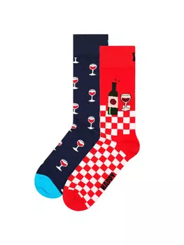 Носки Happy Socks 2er Pack, цвет wine