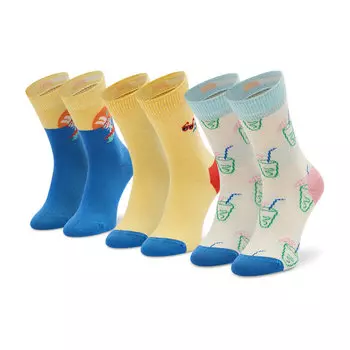 Носки Happy Socks, 3 шт, цвет синий