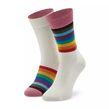 Носки Happy Socks, белый цвет