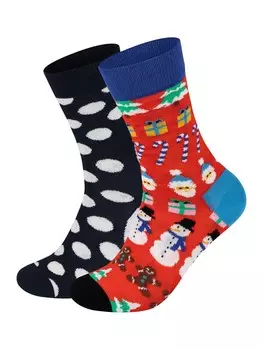 Носки Happy Socks Christmas-Jumbo Snowman, разноцветный
