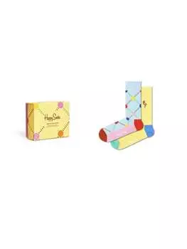 Носки Happy Socks, цвет argyle dot geschenk box