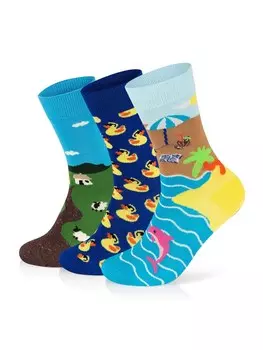 Носки Happy Socks, разноцветный