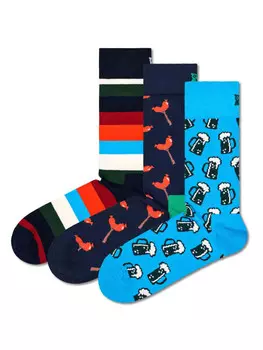 Носки Happy Socks Socken 3er Pack, цвет Wurst And Beer