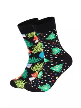 Носки Happy Socks Socks Holiday Tree, черный