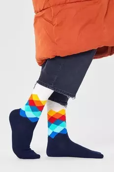 Носки Happy Socks, темно-синий