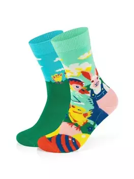 Носки Happy Socks, зеленый