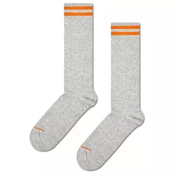 Носки Happy Solid Sneaker Thin Crew, серый