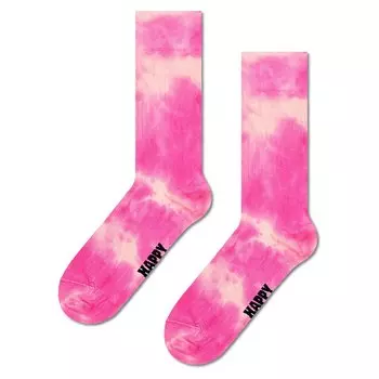 Носки Happy Tie Dye Half, розовый