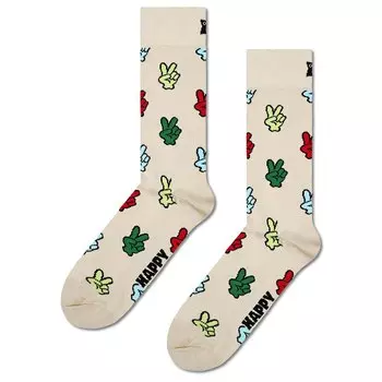 Носки Happy Victory Sign Crew, Разноцветный